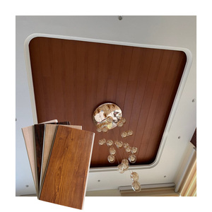 Di alta qualità PVC plance da soffitto vari stili 25 <span class=keywords><strong>cm</strong></span> di larghezza 7.5mm di <span class=keywords><strong>spessore</strong></span> bordo di legno impermeabile per il mercato Ecuador - Product Image 6