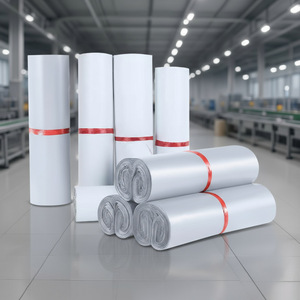 ถุงส่งด่วนแบบหนา กันน้ำ สีขาว สำหรับบรรจุภัณฑ์ไปรษณีย์ หลายขนาด บรรจุภัณฑ์ทั่วไป แหล่งผลิตอี้หวู่ - Product Image 1