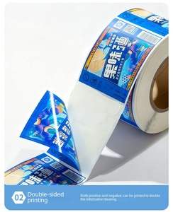 สติกเกอร์ยาแบบม้วน กันน้ำ ป้องกันรอยขีดข่วน ทนรังสียูวี สีเงินสดใส รูปทรงกลม - Product Image 6