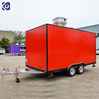 Camion de crème glacée CAMPTRL, remorque alimentaire mobile, cuisine entièrement équipée, chariot à café, chariot à hot-dogs, remorque à pizzas, camion de restauration BBQ, extérieur