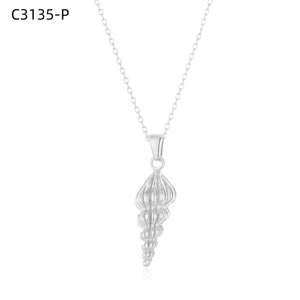 Amy Amy Fashion Pendant Necklace <b>Silver</b> Plated Alloy <b>Chain</b> For Women Classic Everyday Wearing Gift Jewelry - Product Image 1