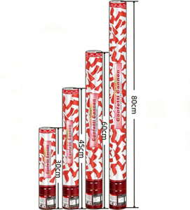 Cañones de Confeti de Polvo de Maíz Rojo y Papel de Colores, Muy Populares, para Fiestas de Cumpleaños y San Valentín - Product Image 5