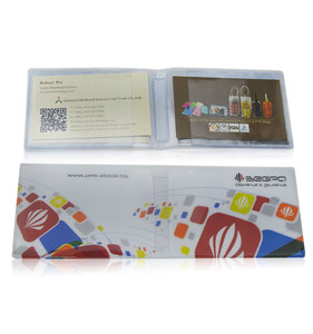 Chất lượng cao mềm Bán cứng nhắc chủ thẻ nhựa trường hợp thẻ tín dụng PVC chủ Ví - Product Image 4