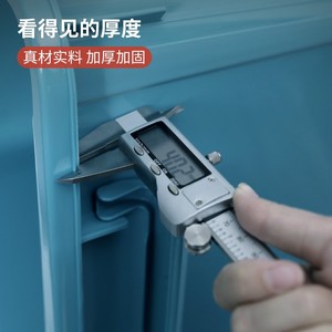 กล่องเก็บของพลาสติกใสทรงสี่เหลี่ยมผืนผ้าขนาดใหญ่พิเศษ ยี่ห้อซีเทียนหลง สีพื้น หนาพิเศษ สำหรับจัดเก็บเสื้อผ้าและของใช้สำหรับการย้ายบ้าน - Product Image 3