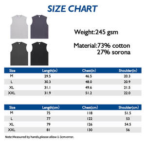 Multi-Panel Sleeveless Oversized Vest 2025 <b>Men's</b> Streetwear Athletic Street Vest - Product Image 4