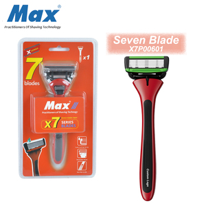<span class=keywords><strong>Rasoir</strong></span> de sécurité MAX Manufactory de haute qualité à 7 lames, nouveau design, système ouvert <span class=keywords><strong>pour</strong></span> hommes - Product Image 1