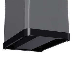 Cubo de basura desmontable de acero inoxidable con botón de presión, gran capacidad, para cocina, baño, sala de estar - Product Image 1
