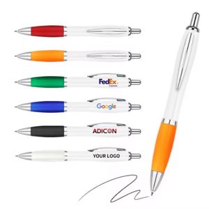 ปากกาลูกลื่นของขวัญส่งเสริมการขาย เครื่องเขียนสำนักงาน ปากกาลูกลื่น พิมพ์โลโก้ตามสั่ง ปากกาพลาสติก - Product Image 4