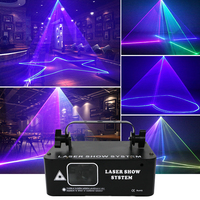 Lumière de fête animée à jet unique, faisceau laser couleur pleine, activée par le son, lumières de mariage pour la fête d'anniversaire