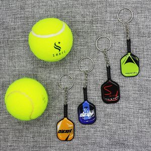 Wsnbwye bug zapper raquette balle raquette porte-clés sport Mini raquette de <span class=keywords><strong>tennis</strong></span> <span class=keywords><strong>yonex</strong></span> porte-clés - Product Image 6