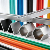 Profilé d'extrusion en aluminium industriel, barre de section personnalisée, matériau de cadre anodisé argenté pour la protection des machines de ligne d'assemblage