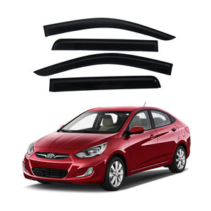 Nẹp che nắng cửa kính xe Hyundai Accent 2012 2013 2016 2017 2018 4 cái, phụ kiện ô tô - Product Image 1