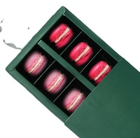 Boîtes à macarons de haute qualité Boîtes en papier pour pâtisserie gâteau avec fenêtre Boîtes à bonbons de mariage d'emballage alimentaire personnalisées