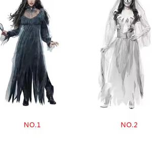 Disfraces de Halloween de Alta Calidad a Bajo Precio, Capa de Algodón, Disfraces de Novia Fantasma para Mujer - Product Image 6