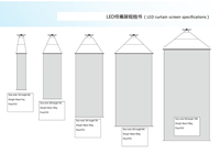 Écran LED transparent volant 12V ODM/OEM pour événements sportifs, affichage LED en maille, éclairage publicitaire extérieur pour scène
