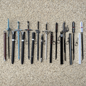Ham-hx <span class=keywords><strong>Pop</strong></span> <span class=keywords><strong>up</strong></span> anahtarlık sıcak Anime Katana kılıç oyuncak çocuklar için çocuklar için çinko alaşım Metal - Product Image 3