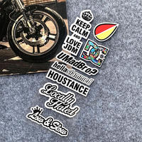 Personnalisé conçu professionnel JDM réfléchissant imprimé adhésif étanche famille moto casque voiture autocollant autocollant Anime autocollant