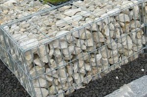 קישוט נוף, תיבת גליון מרותכת מגולוונת, רשת גאביון, עמיד ועמיד, נוף חצר - Product Image 6