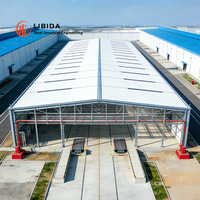 Entrepôts préfabriqués en acier industriel, hangar moderne