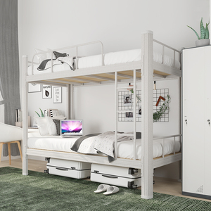 Dormitorio escolar Cama de hierro de metal Litera doble de metal Gran oferta Popular Marco de litera de metal Estudiantes adultos - Product Image 3