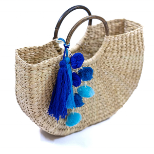 Summer Beach <b>Bag</b> Handmade Large Straw <b>Tote</b> <b>Bag</b> <b>Womens</b> Handbag Made With High Quality Material With Customized Size Design logo - Product Image 4