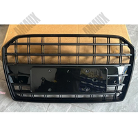 Nouvelle calandre avant S6 de haute qualité, remplacement en ABS, Audi A6 C7.5 C7 PA 2016-2018, cadre chromé, bas gris mat, chrome