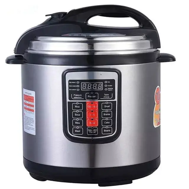 In stock Factory Direct New 6L Non-Stick Coating Inner Pot Household Coocker Electric Pressure Cooker