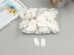 Welcome Custom Logo Colorful Plastic <b>Key</b> Tag Luggage or Label Tag Hotel <b>Identify</b> Room Number Keychain - Product Image 5