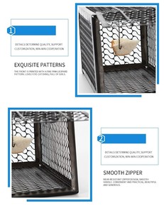 Trampa para Ratones de Metal Reutilizable para Interiores y Exteriores, Jaula para Ratones, Trampa para Ratas, Embalaje en Caja, 0.6 kg - Product Image 5