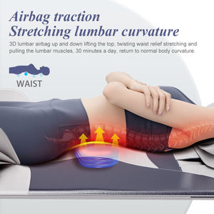 Estera de estiramiento de espalda con calefacción eléctrica, colchón de masaje para aliviar el <span class=keywords><strong>dolor</strong></span> corporal flexible de <span class=keywords><strong>Yoga</strong></span> portátil, cama para cuello, cintura y caderas - Product Image 5