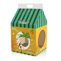 Nichoir pour chat en carton écologique recyclable, boîte à gratter en carton ondulé, pliable, pour le repos des animaux de compagnie