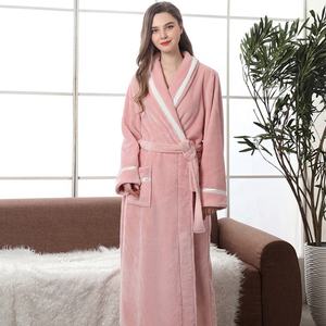 Termico quattro stagioni di cotone cialda di corallo del panno morbido accappatoio per le ragazze - Product Image 3