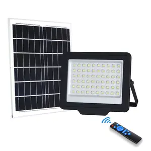 KCD RoHS CE Motion Detectors Floodlights SMD Aluminum Housing Energy Saving IP65 Solar Power LED Flood Light Outdoor 100w