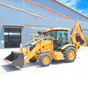 Miễn phí vận chuyển Trung Quốc 4x4 ổ đĩa bánh xe loader backhoe loader với tuyết xẻng loader - Product Image 3