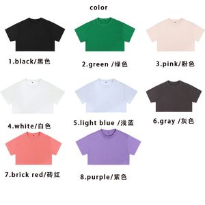 Camisetas Cortas de Algodón 100% para Mujer, 210G, Personalizadas con Bordado y Serigrafía - Product Image 2