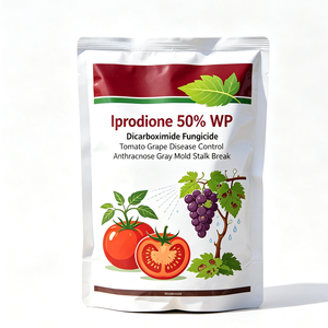 Iprodione 50% WP Fongicide protecteur et curatif à base de dicarboximide pour le contrôle de l'anthracnose, de la moisissure grise et de la casse de tige chez les tomates et les raisins - Product Image 1