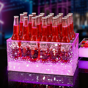 Seau à glace lumineux à LED pour fête Seaux à glace en plastique pour bière, bacs à boissons Seau à bière Porte-<span class=keywords><strong>bouteille</strong></span> <span class=keywords><strong>de</strong></span> <span class=keywords><strong>vin</strong></span> - Product Image 5