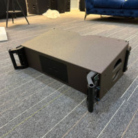 Sistema de Audio Line Array LA210 Dual de 10 Pulgadas, Altavoz Pasivo Profesional para Escenario, Altavoz Metálico con Audio de Alta Resolución