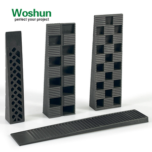 Woshunマルチサイズ高品質プラスチック製シムズウェッジプレキャストパネル製プラスチック製ウェッジレベリング用ウェッジプラスチックパッカー - Product Image 2