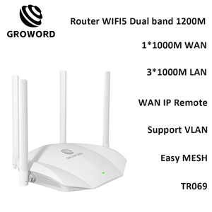 Routeur double bande Groword GW1203 1200M, routeur maillé facile, prend en charge la configuration TR069 VLAN - Product Image 3