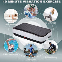 Hochwertige Vibrationsplatte Trainingsgerät ABS-Material Elektromagnetische Fitness-Vibrationsplatte für den Heimgebrauch
