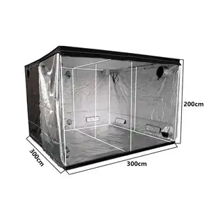 300*300*200cm 600d Indoor Grow plant Tent Kit Flower Grow Plant Tent Customized Available