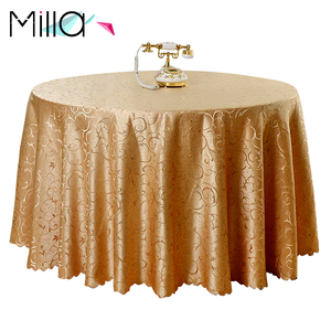 Tovaglia Rotonda in Poliestere Jacquard Damasco da 120 Pollici per Matrimoni e Feste, Vendita all'Ingrosso - Product Image 3