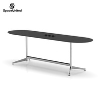Comptoir de bar mobile de bureau haut de gamme en bois massif SpaceUnited Trendy