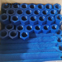 A 320 L7 Stud Bolt Threaded Rod a 194 7L Heavy Hex Nuts Ptfe Coated Xylan 1070 Xylan 1424 Blue Low-temperature Impact Test