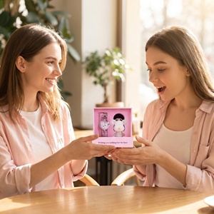 Coffret <span class=keywords><strong>cadeau</strong></span> 3-en-1 <span class=keywords><strong>pour</strong></span> femme Lunaire : montre, bracelet et porte-clés ours, boîte <span class=keywords><strong>cadeau</strong></span> rose de luxe <span class=keywords><strong>pour</strong></span> elle, <span class=keywords><strong>cadeau</strong></span> d'anniversaire/Saint-Valentin - Product Image 5