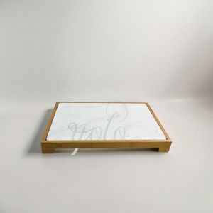 Estante para platos integrado ecológico para cocina, estante para platos de diatomita de bambú, tablero de alfombrilla de secado rápido para mostrador de cocina - Product Image 1