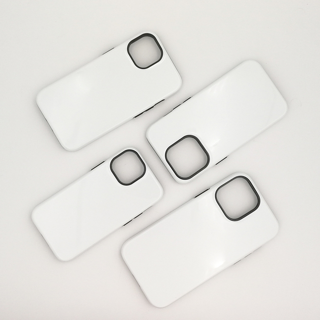 Sublimation Blank 2 in 1 Phone Cover 3D Sublimation Phone Case for Iphone