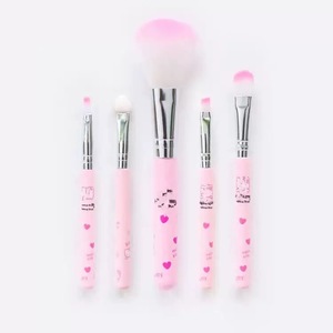 Set <span class=keywords><strong>de</strong></span> 5 Brochas <span class=keywords><strong>de</strong></span> <span class=keywords><strong>Maquillaje</strong></span> <span class=keywords><strong>para</strong></span> Labios y Ojos con Mango <span class=keywords><strong>de</strong></span> Plástico, Estilo Tambor, <span class=keywords><strong>para</strong></span> Colorear Mejillas, Ideal <span class=keywords><strong>para</strong></span> Viajes - Product Image 5