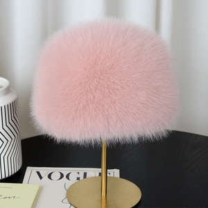 Gorro de Invierno para Mujer, Nuevo Estilo, Grueso y Cálido, <span class=keywords><strong>Orejeras</strong></span> de Piel Sintética <span class=keywords><strong>con</strong></span> Patrón a Cuadros, Gorro Mongol Bordado a Mano - Product Image 3
